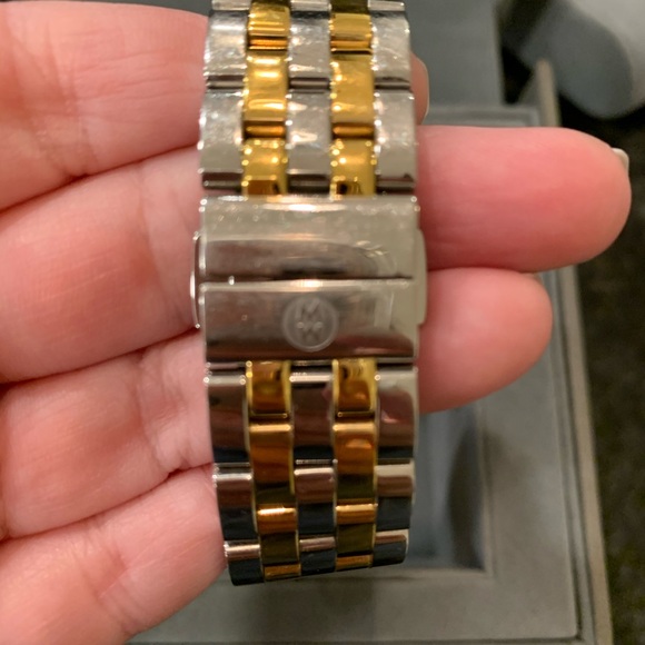 SOLDMichele Uptown Stainless Steel & Diamond Watch - Picture 5 of 10